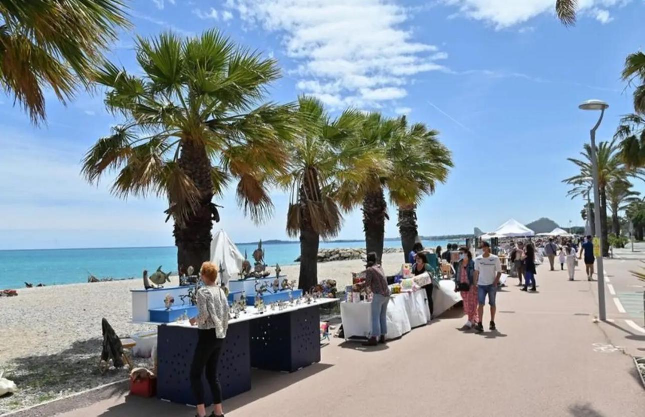 Front De Mer,Plage, Piscine, Parking カーニュ・シュル・メール エクステリア 写真